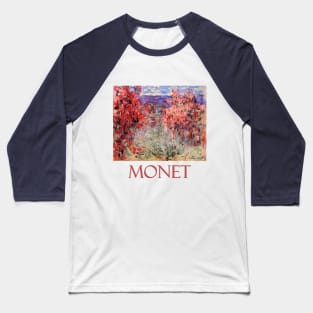 Flowering Trees Near the Coast by Claude Monet Baseball T-Shirt